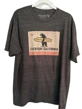 Everyday California mens Graphic T-Shirt summer surf shirt Size XL